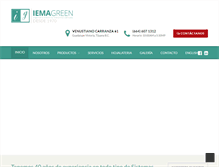 Tablet Screenshot of iemagreen.com